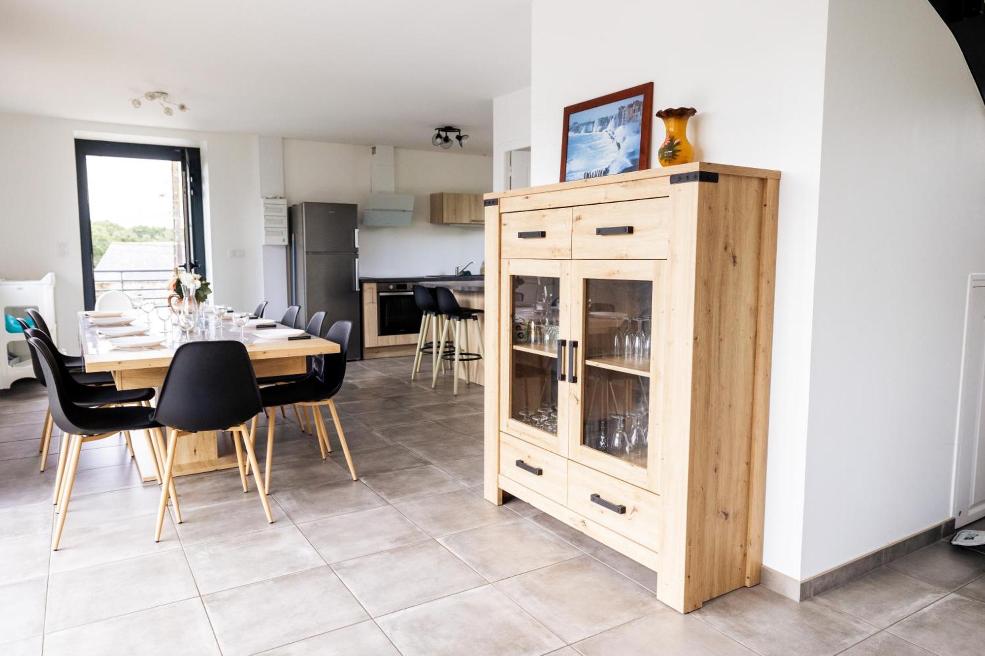 Maison Comprenant Deux Gites A Louer, Ensemble Ou Independamment, Capacite De 4 A 19 Personnes Idealement Place Pour Visiter Le Mont-Saint-Michel, Saint-Malo Et Les Alentours Baguer-Pican Exterior photo